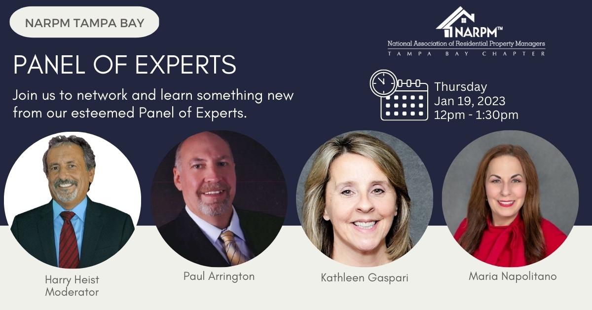 Tampa Panel of Experts Jan 2023